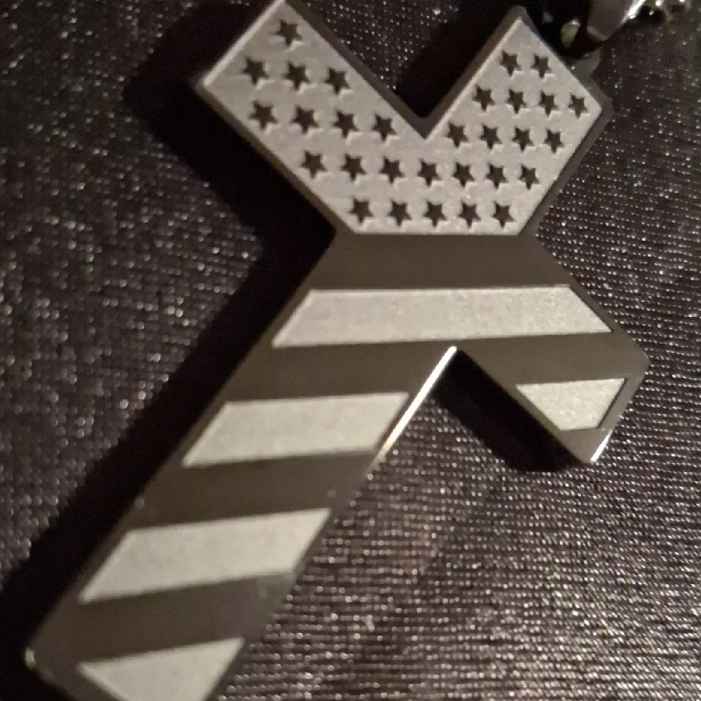 Silver Cross Pendant Necklace